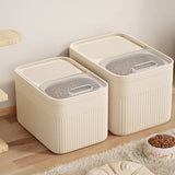 Conteneur de stockage pour nourriture pour chien et chat avec couvercle hermétique 5/10/15L